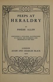 Cover of: Peeps at heraldry
