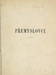 Cover of: Pemyslovci od Jana Erazima Wocela.