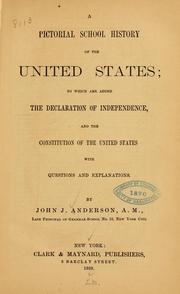 Cover of: A pictorial school history of the United States by Anderson, John J.