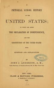 Cover of: A pictorial school history of the United States by John J. Anderson, John J. Anderson