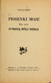 Piosenki moje by Seweryn Skulski