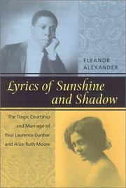 Lyrics of sunshine and shadow by Eleanor Alexander