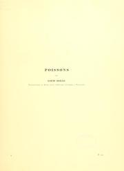 Cover of: Poissons.