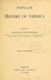 Cover of: Popular history of America ...