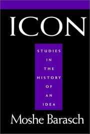Cover of: Icon: Studies in the History of an Idea