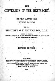 Cover of: The conversion of the Heptarchy: seven lectures