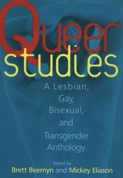 Cover of: Queer studies by edited by Brett Beemyn and Mickey Eliason.