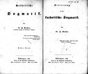 Cover of: Katholische Dogmatik