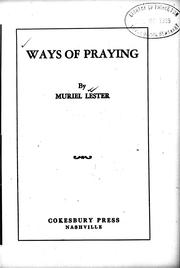 Cover of: Ways of praying