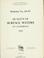 Cover of: Quality of surface waters in California 1957.