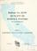 Cover of: Quality of surface waters in California 1959.