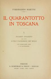 Il quarantotto in Toscana by Luigi Passerini