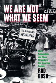 Cover of: We Are Not What We Seem by Rod Bush, Roderick D. Bush, Roderick D. Bush