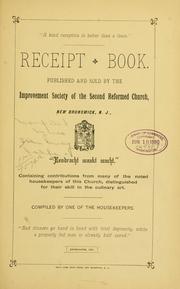 Cover of: Receipt book. | Rolfe, John Henry Mrs