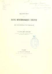 Cover of: Recherches sur la faune ornithologique éteinte des iles Mascareignes et de Madagascar