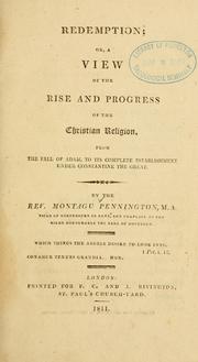 Cover of: Redemption by Montagu Pennington