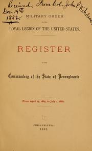 Cover of: Register ... From April 15, 1865, to July 1, 1882.