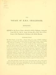 Cover of: Report on the pelagic fishes collected by H.M.S. Challenger during the years 1873-76