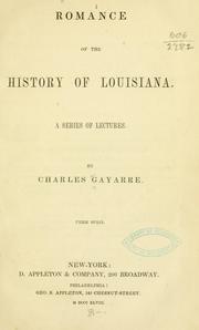 Cover of: Romance of the history of Louisiana.