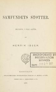 Cover of: Samlede vaerker by Henrik Ibsen