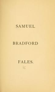 Samuel Bradford Fales