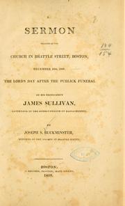 Cover of: sermon preached at the church in Brattle street, Boston, December 18th, 1808.