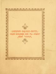 Cover of: Sherman square hotel, Grand Boulevard, West 71st street.: E. N. Wilson, New York.