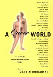 Cover of: A Queer World | Martin B. Duberman