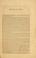 Cover of: Speech of Hon. George E. Pugh, of Ohio, on the condition of affairs in Kansas Territory.