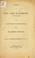 Cover of: Speech of Hon. James H. Hammond, of South Carolina, on the admission of Kansas
