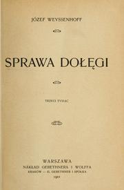 Cover of: Sprawa Doegi.