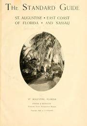 Cover of: The standard guide St. Augustine, east coast of Florida and Nassau.