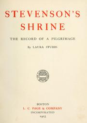 Cover of: Stevenson's shrine: the record of a pilgrimage