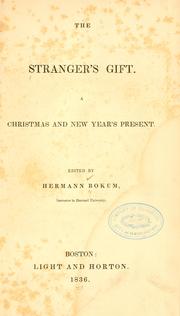 Cover of: stranger's gift.: A Christmas and New Year's present.