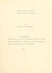 Cover of: Sumptuary law of Nürnberg by Kent Roberts Greenfield