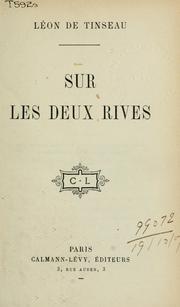 Cover of: Sur les deux rives.