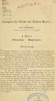 Cover of: Synopsis der Fische des Rothen Meeres