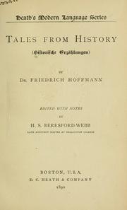 Cover of: Tales from history (Historische Erzählungen)