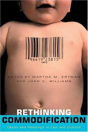 Cover of Rethinking Commodification