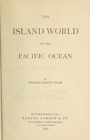 The island world of the Pacific Ocean by Charles Marion Tyler