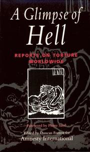 Cover of: A Glimpse of Hell: Reports on Torture Worldwide