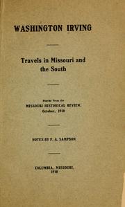 Cover of: Travels in Missouri and the South ...