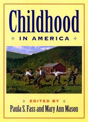 Cover of: Childhood in America