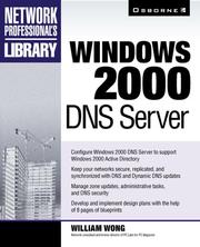 Windows 2000 DNS Server by William Wong