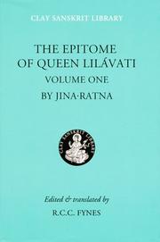 Cover of: The Epitome Of Queen Lilavati: Volume 1 (The Clay Sanskrit Library)