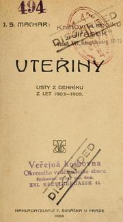 Cover of: Vteiny: listy z denníku z let 1903-1905.