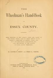 Cover of: wheelman's hand-book of Essex county.