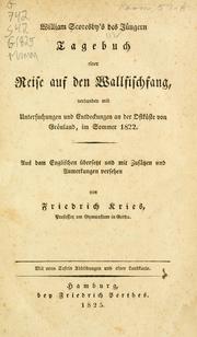 Cover of: William Scoresby's des Jüngern Tagebuch einer reise auf den Wallfischfang by William Scoresby