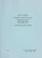 Cover of: Report to the Legislature, Department of Labor and Industry, Employment and Training Division, Human Rights Division, Labor Standards Division, Personnel Appeals Division, Commissioner's Office