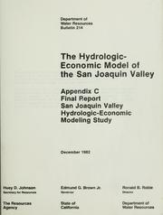 The hydrologic-economic model of the San Joaquin Valley